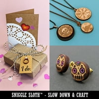 Volim te u engleskom srcu Mini mini čari oblikuje DIY Craft nakit - sa rupom