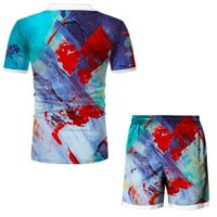 Meitianfacai ljetne odjeće Retro 3D štampanje patentnih zatvarača Muška proljetna i jesenska majica