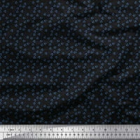 SOIMOI svilena tkanina umjetničko lišće ispisa šiva šivanje tkanine