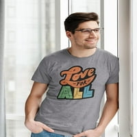 Ljubav za sve majice banera MUS -SMARTPrints dizajni, muški veliki