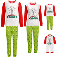 Podudaranje Božićne pidžame Set za spavanje za spavanje Božić Buffalo Plaid Stripes Ispisao baby-djecu-odrasli-kućni