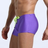 CLLIOS Swim trunks za muškarce Ljetni elastični struk Brzo suhe plažne kratke hlače Udobne kratke hlače