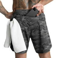 Muške teretane za vježbanje kratke hlače Brzo suhi bodybuilding Fitness trening trčanja s džepovima
