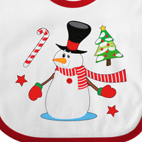 Inktastični gornji šešir snjegovića sa božićnim drvcem i Candy Cane Poklon Dječak baby ili baby girl