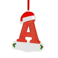 Miayilima Božićni ukrasi Božićne abecede ukrasi abeceda Personalizirani ukrasi Božićni personalizirani