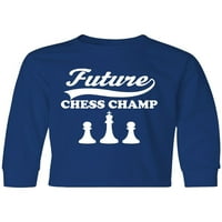 Inktastični budući šahovski šampion igra Champion Mladić dugih rukava
