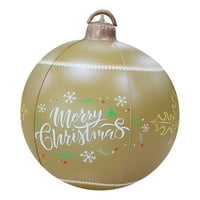 Otvoreni božićni kuglica na naduvavanje, džinovski božićni kuglični kuglica za božićne drveće, božićna