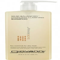 Giovanni 50: uravnoteženi hidratantni pojasni šampon - 33.8oz sa elegantnim češaljkom
