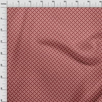 Onuone pamučni dres crvene tkanine Geometrijski zanatski projekti Dekor tkanina Štampano dvorištem širom