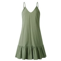 Haljine za žene Čvrste zelene haljine ljetne haljine za žene