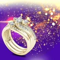 Tiitstoy okrugli dijamantski vjenčani obljetni poklon pribor za poklone veličine 9