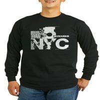 Cafepress - NYC_5_borough majica s dugim rukavima - tamna majica s dugim rukavima