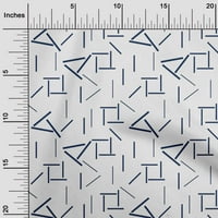 Onoone organsko pamučno pamučno voir Linija tkanina geometrijska štampana tkanina od tiskane širom