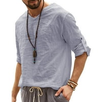 Muški gumb Trend Ležerne majice Pamučne majice s dugim rukavima