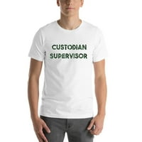 3xl Camo Custodian Supervizor kratkog rukava pamučna majica s nedefiniranim poklonima