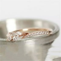Lowrofile prstenovi za žene Djevojke Prekrasna nakit Ljubav Fretting Style Pričvršćivanje nakita Podesivi