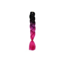 Gradijentne boje Ženske pletene kose Velike pletenice kose perike za kosu visoke temperaturne vlakne