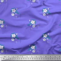Soimoi pamučni dres tkanine geometrijske lavirinta, lišće i cvjetni umjetnički otisak šiva širine tkanine