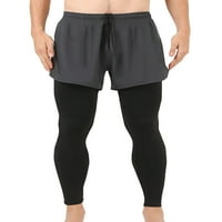 Capreze Muška pantalona za patent zatvarače rastezanje dna prozračnih dna vježbajući mish yoga pant