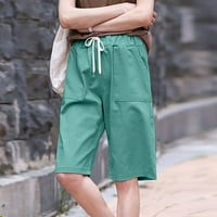 Qilakog Žene Comfy vuče povremene kratke hlače za elastičnu struku Lagane kratke hlače Baggy Trendy