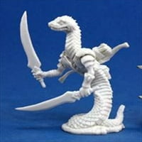Minijature za žetelice Snakeman Warrior kosti neustrašćena plastična mini figura