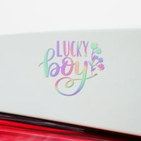 Prozirne naljepnice naljepnica Lucky Boy Premium vodootporne vinilne naljepnice za prijenosna kaciga