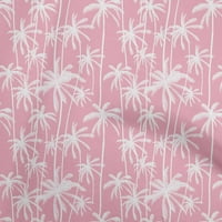 Onuone pamuk poplin twill lagana ružičasta tkanina tropsko drvo haljina materijala materijala za ispis