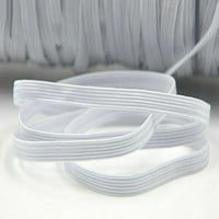 Elastične trake za šivanje, 100-metari elastični niz za maske širine pletenice visoke elastičnosti pletene