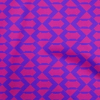 Onuone viskoze Šifon ljubičasti tkanini Geometrijski opseg opskrbe Ispisuje šivanje tkanine sa dvorištem