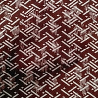 Onuone pamuk poplin brtva smeđa tkanina cvjetna i geometrijska opsega pribor ispisuju šivanje tkanine