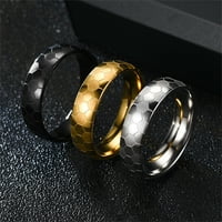 Prstenovi od nehrđajućeg čelika za muškarce Vjenčanje prsten za nogometni uzorak za nogometne dječake