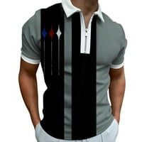 Muška košulja Ležerne prilike modernog muškog ljetnog prugastog prskanja Tink majica Okrenite majicu