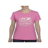 - Ženska majica kratki rukav - Dobrodošli u Las Vegas Nevada
