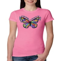 Divlji bobby, šareni leptir oh leptir na šaptajućim krilima Ljubitelj životinja ženski vitak fit junior