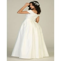 Formalne haljine Trgovine Inc A-line mladenka Klasična dugačka haljina Ivory 18