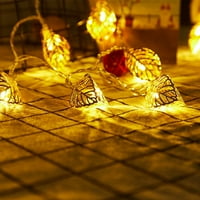 Zlatna lista žica, svjetiljka, vjenčanje, božić, festival, vrtna ukras LED svjetiljka, zabavni poklon,
