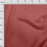 Onuone pamučne kambric crvena tkanina azijska bloka cvjetna DIY odjeća za preciziranje tkanine za ispis