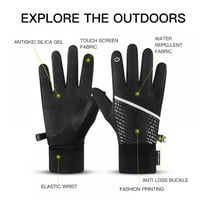 Zimske biciklističke rukavice, vodootporni ekran na dodir punim prstima tople rukavice za bicikle za