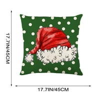 Guvpev zabavni božićni jastuk lumbalni jastučnice kauč na kauč za uređenje kućnog dekora jastučnica