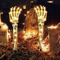 Halloween Dekoracija kostura za ruke ručne uloge Načini vodom Vodootporna vanjska vrtna zabava svijetli