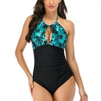 Ženski modni struk za rezanje od ispisanog kupaćeg kostimu Slim Fit kupaći kostim