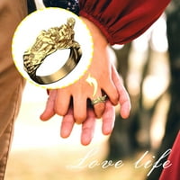 Ljubavnik MOMIALOR Day Day Men i žene Par prstenovi Pretjerani prsten od ljubavi, prstenovi za žene