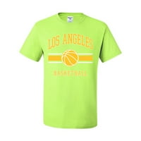 Wild Bobby Grad Los Angeles Košarka Fantasy Fan Sports Muška majica, Sigurnosna zelena, XX-LEGA