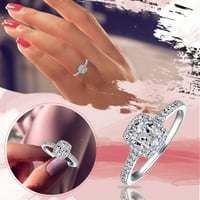 SIMU nehrđajući čelični prstenovi za muškarce Žene prsten ženski nakit prsten sa sjajnim poklonima Žene