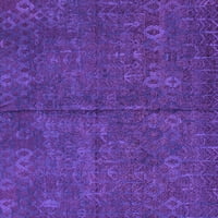 Ahgly Company Zatvoreni pravokutnik Oriental Purple Moderne prostirke, 8 '12 '