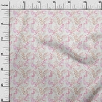 Onuone baršunaste ružičasti akvalični cvijet sa listovima haljina materijala materijala od tkanine od