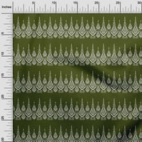 Onuone pamuk poplinski lime zeleni tkaninski blok prekrivajući zalihe ispisa šivaće tkanine sa dvorištem
