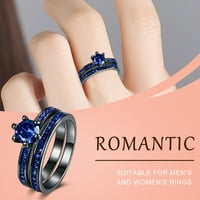 Ženski prsteni prsteni poklon legura prsten vjenčani cirkon veličine šareni nakit prstenovi