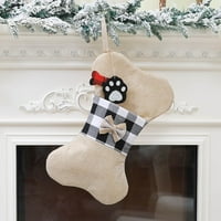 Mchoice New Božićne čarape za kućne ljubimce, Božićne ukrašavanje Božić Božićne čarape za pse štene