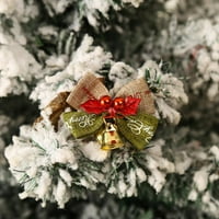 Ručno rađeni božićni luk zvona Božićno uređenje drvva za unutarnji dekor na otvorenom Xmas Drveni dekorking